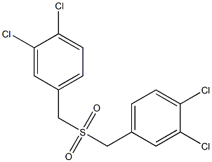 di(3,4-dichlorobenzyl) sulfone 结构式
