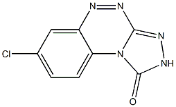 7-chloro-1,2-dihydrobenzo[e][1,2,4]triazolo[3,4-c][1,2,4]triazin-1-one 结构式