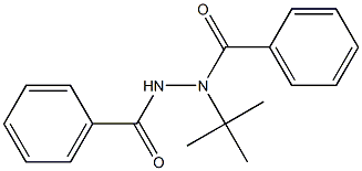 N'-benzoyl-N-(tert-butyl)benzenecarbohydrazide 结构式