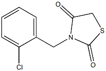 3-(2-chlorobenzyl)-1,3-thiazolane-2,4-dione 结构式