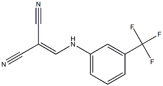 2-{[3-(trifluoromethyl)anilino]methylene}malononitrile 结构式