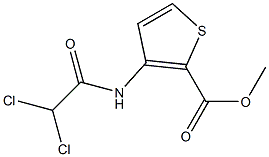 methyl 3-[(2,2-dichloroacetyl)amino]thiophene-2-carboxylate 结构式