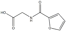 (2-furoylamino)acetic acid 结构式