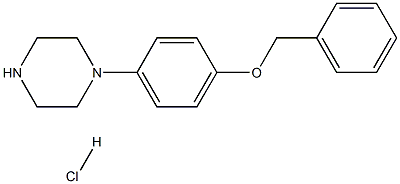 1-(4-Benzyloxyphenyl)piperazine HCl 结构式