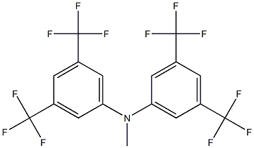 di[3,5-di(trifluoromethyl)phenyl]methylamine 结构式