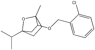 2-[(2-chlorobenzyl)oxy]-4-isopropyl-1-methyl-7-oxabicyclo[2.2.1]heptane 结构式