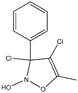 3,4-dichloro-5-methyl-3-phenyl-2(3H)-isoxazolol 结构式