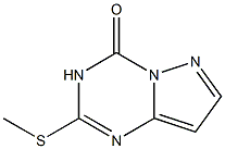 2-(methylthio)-3,4-dihydropyrazolo[1,5-a][1,3,5]triazin-4-one 结构式