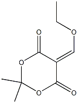 2,2-Dimethyl-5-ethoxymethylene-1,3-dioxane-4,6-dione 结构式