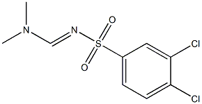 N1-[(dimethylamino)methylidene]-3,4-dichlorobenzene-1-sulfonamide 结构式