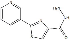 2-(Pyrid-3-yl)thiazole-4-carboxylicacid hydrazide 结构式