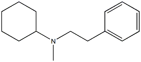 N-methyl-N-phenethylcyclohexanamine 结构式