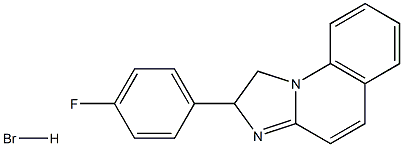 2-(4-fluorophenyl)-1,2-dihydroimidazo[1,2-a]quinoline hydrobromide 结构式