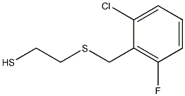 2-(2-Chloro-6-fluorobenzyl)thioethanethiol 结构式