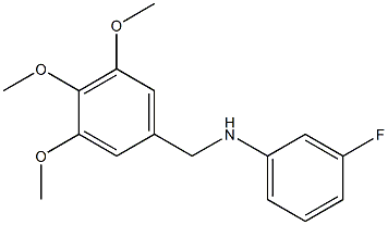 N1-(3,4,5-trimethoxybenzyl)-3-fluoroaniline 结构式