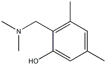 2-[(dimethylamino)methyl]-3,5-dimethylphenol 结构式