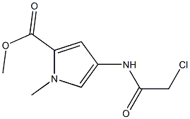 methyl 4-[(chloroacetyl)amino]-1-methyl-1H-pyrrole-2-carboxylate 结构式