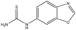N-(1,3-benzoxazol-6-yl)thiourea 结构式