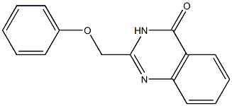 2-(phenoxymethyl)-4(3H)-quinazolinone 结构式