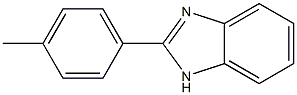 2-(4-methylphenyl)-1H-benzo[d]imidazole 结构式