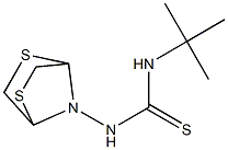 N-(tert-butyl)-N'-(2,5-dithia-7-azabicyclo[2.2.1]hept-7-yl)thiourea 结构式