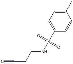 N1-(2-cyanoethyl)-4-methylbenzene-1-sulfonamide 结构式