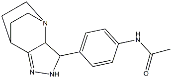 N1-[4-(1,4,5-triazatricyclo[5.2.2.0~2,6~]undec-5-en-3-yl)phenyl]acetamide 结构式