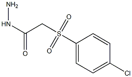 2-[(4-chlorophenyl)sulfonyl]acetohydrazide 结构式