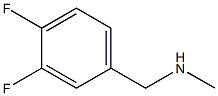 N-(3,4-difluorobenzyl)-N-methylamine 结构式