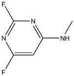 N4-methyl-2,6-difluoropyrimidin-4-amine 结构式