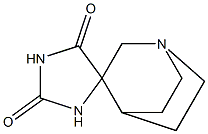 2'H,5'H-spiro[4-azabicyclo[2.2.2]octane-2,4'-imidazolidine]-2',5'-dione 结构式