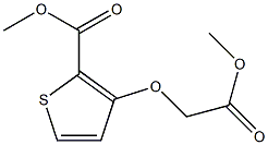 methyl 3-(2-methoxy-2-oxoethoxy)-2-thiophenecarboxylate 结构式