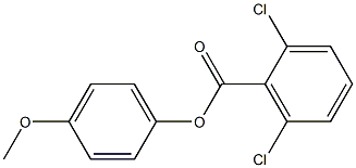 4-methoxyphenyl 2,6-dichlorobenzoate 结构式