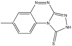 7-methyl-1,2-dihydrobenzo[e][1,2,4]triazolo[3,4-c][1,2,4]triazine-1-thione 结构式