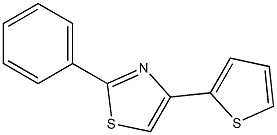 2-phenyl-4-(2-thienyl)-1,3-thiazole 结构式