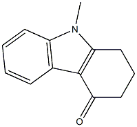 1,2,3,9-Tetrahydro-9-Methyl-4-oxo-carbazole 结构式