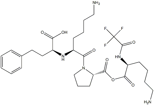 LISINOPRIL Ttrifluoroacetyl-L-lysine 结构式