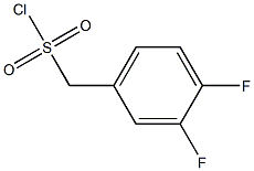 (3,4-difluorophenyl)methanesulfonyl chloride 结构式