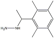 1-(1-(2,3,5,6-tetramethylphenyl)ethyl)hydrazine 结构式