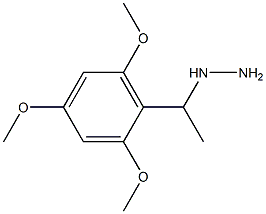 1-(1-(2,4,6-trimethoxyphenyl)ethyl)hydrazine 结构式