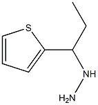 1-(1-(thiophen-2-yl)propyl)hydrazine 结构式