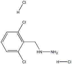 1-(2,6-dichlorobenzyl)hydrazine dihydrochloride 结构式