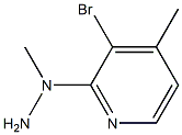 1-(3-bromo-4-methylpyridin-2-yl)-1-methylhydrazine 结构式