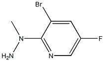 1-(3-bromo-5-fluoropyridin-2-yl)-1-methylhydrazine 结构式