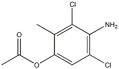1-(4-Amino-3,5-dichloro-2-methyl-phenyl)-acetic acid 结构式