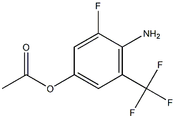 1-(4-Amino-3-fluoro-5-trifluoromethyl-phenyl)-acetic acid 结构式