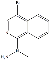 1-(4-bromoisoquinolin-1-yl)-1-methylhydrazine 结构式