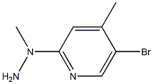 1-(5-bromo-4-methylpyridin-2-yl)-1-methylhydrazine 结构式