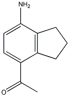 1-(7-Amino-indan-4-yl)-ethanone 结构式