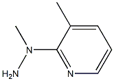 1-methyl-1-(3-methylpyridin-2-yl)hydrazine 结构式